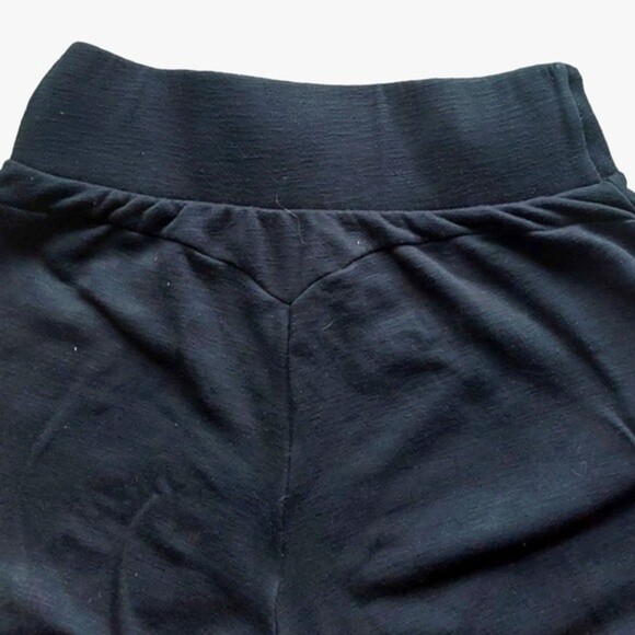 Gymshark vital seamless leggings black.logo string roll up Soft Yoga - Picture 6 of 7